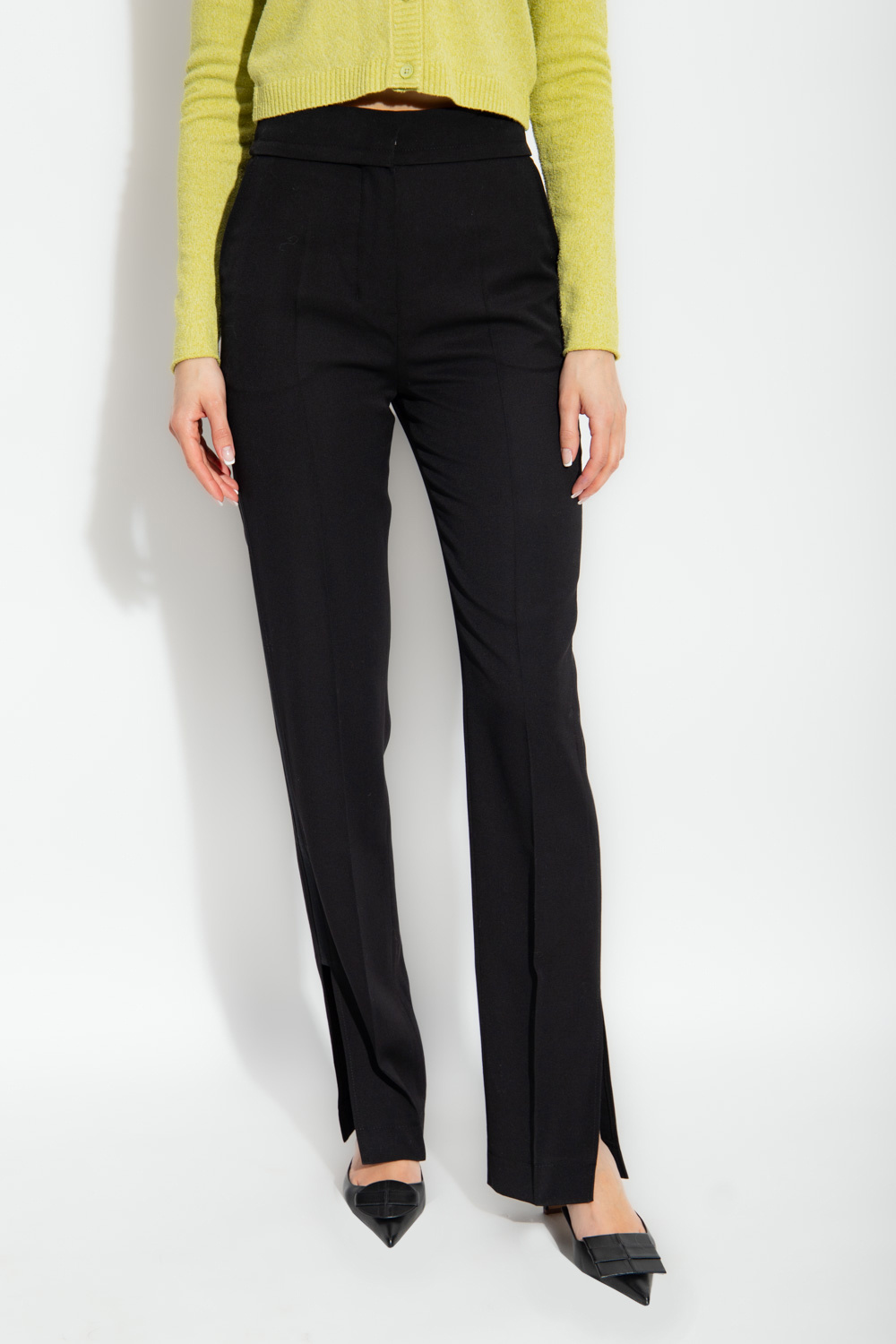 Black 'Tibau' pleat-front trousers Jacquemus - Vitkac France